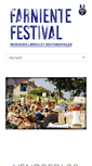 Mobile Screenshot of farniente-festival.org