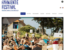 Tablet Screenshot of farniente-festival.org